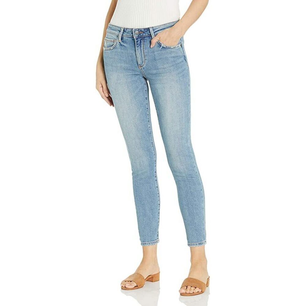Sam Edelman Women's Kitten Mid Rise Ankle size 30 in blue